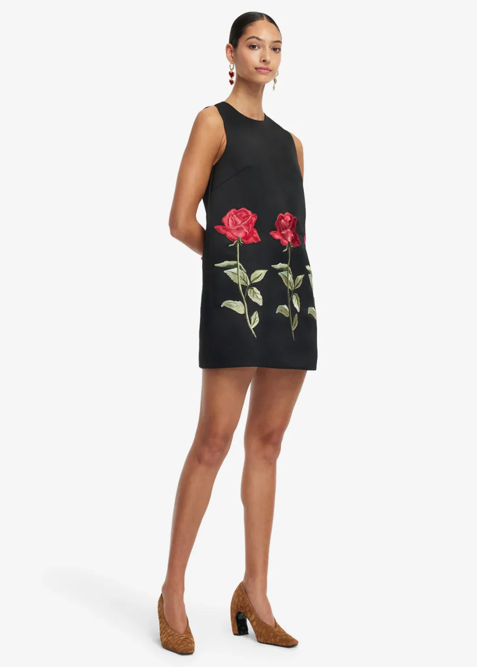 Yvonne Embroidered Mini Dress - Image 3