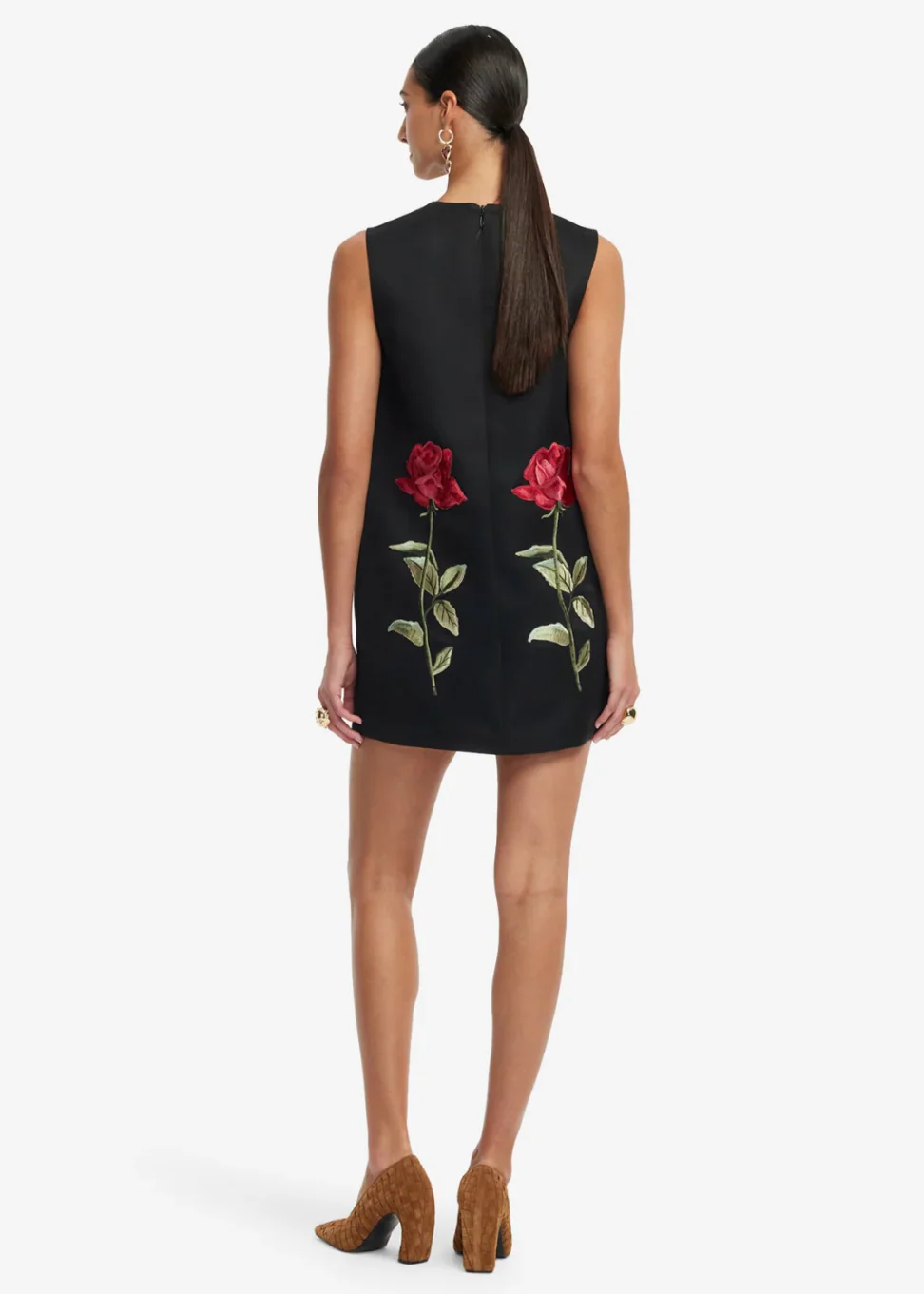 Yvonne Embroidered Mini Dress - Image 4