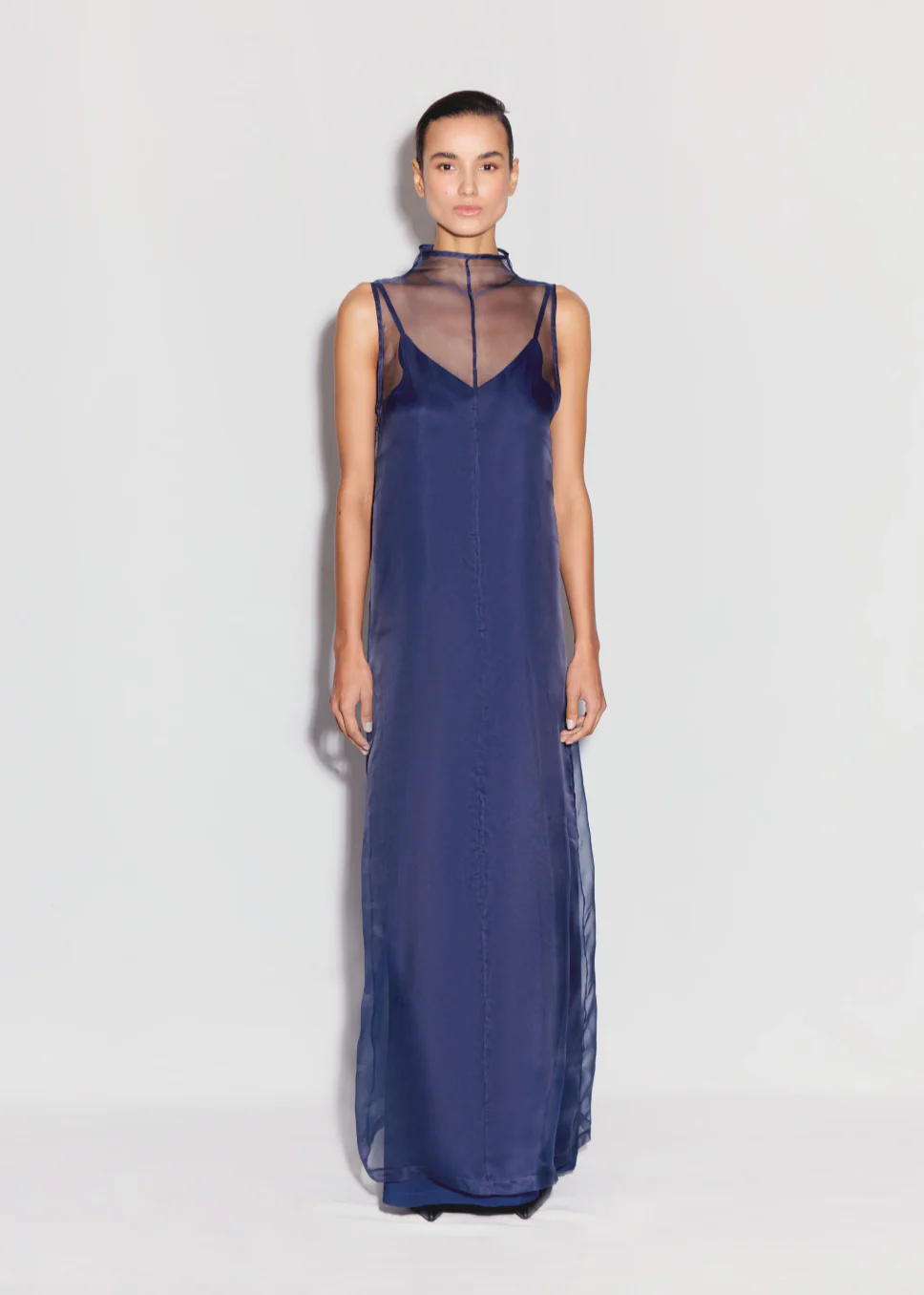 Zarae Sleeveless Organza Maxi Dress - Image 2