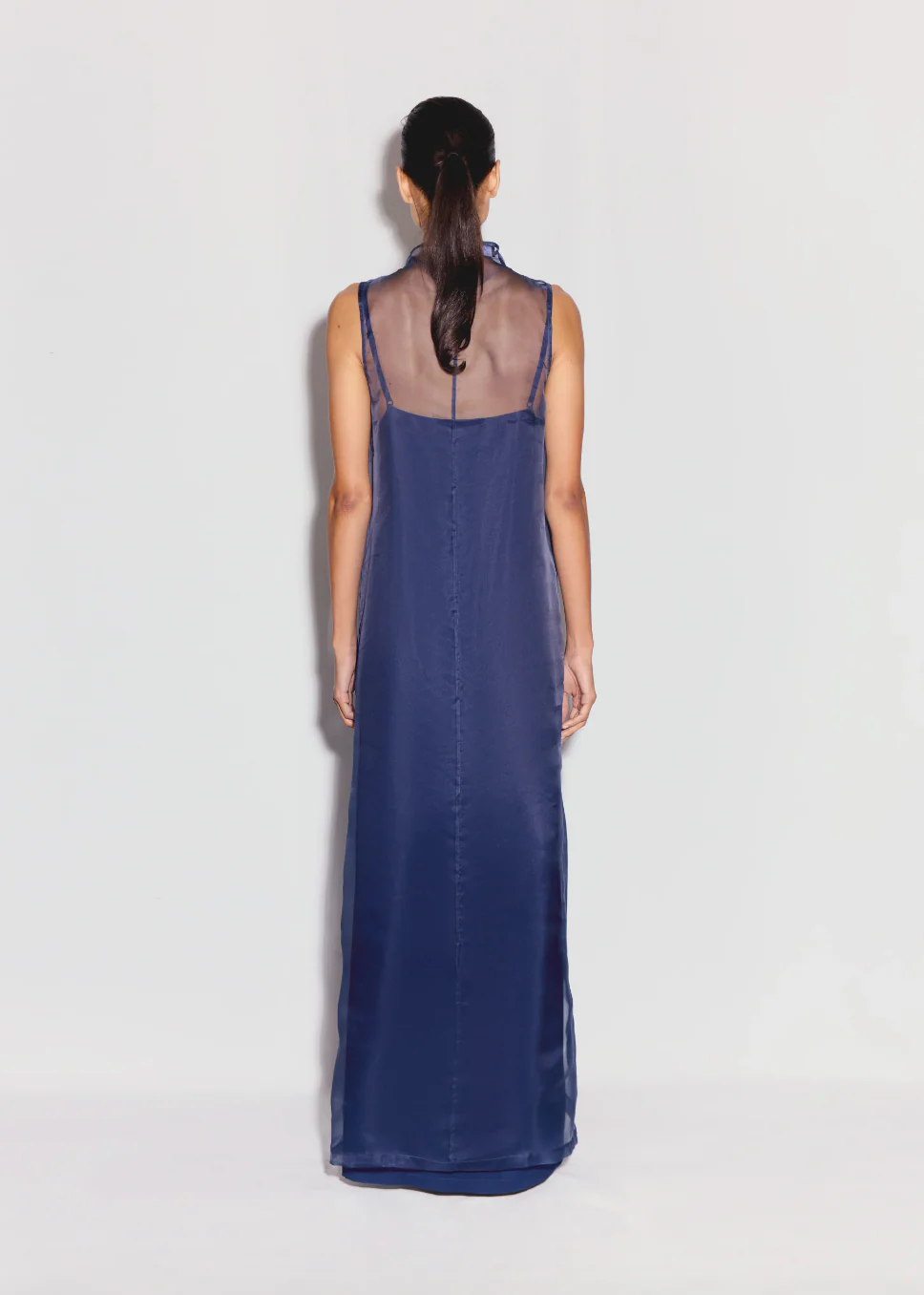 Zarae Sleeveless Organza Maxi Dress - Image 3