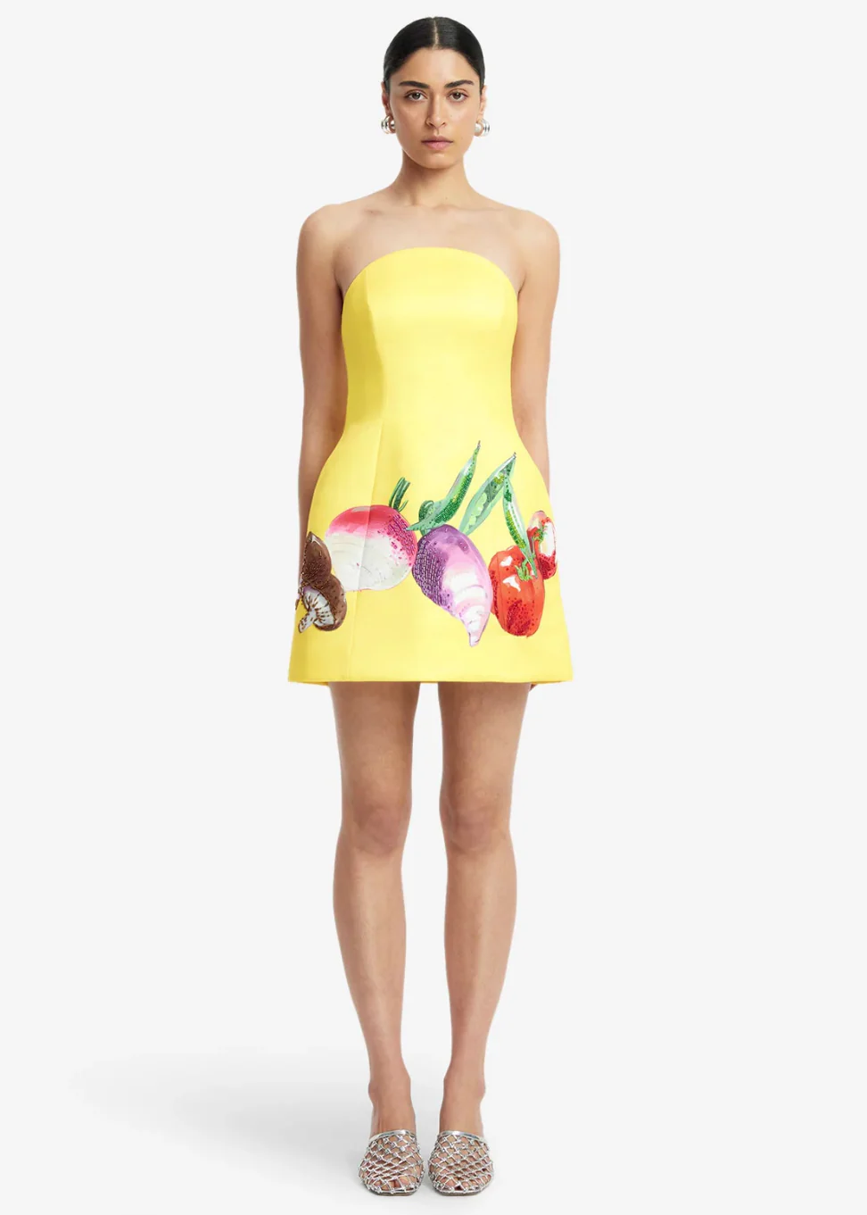 Harvest Print Zaria Bustier Mini Dress - Image 2
